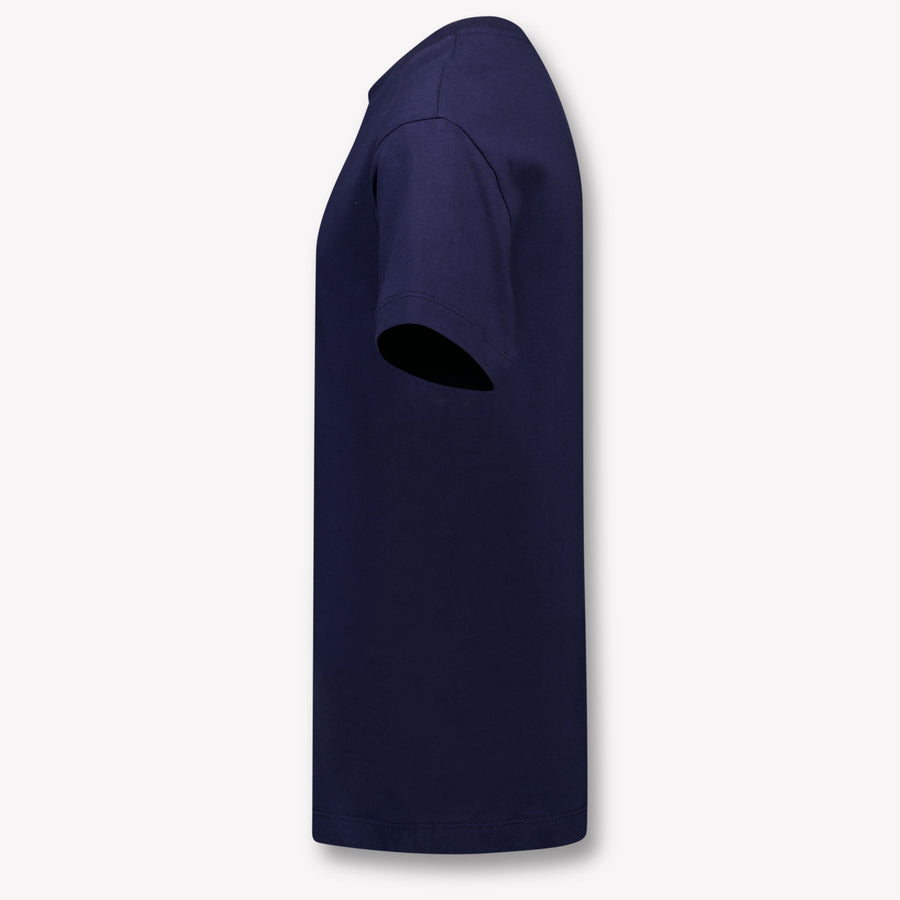 Fendi Kinder Jongens T-Shirt In Navy
