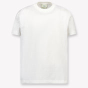 Fendi Kinder Jongens T-Shirt In Wit