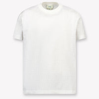 Fendi Kids Boys T-Shirt In White