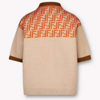 Fendi Kinder Jongens Polo In Beige