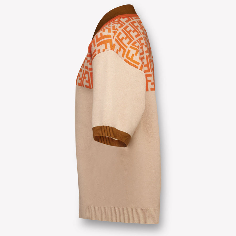 Fendi Kinder Jongens Polo In Beige