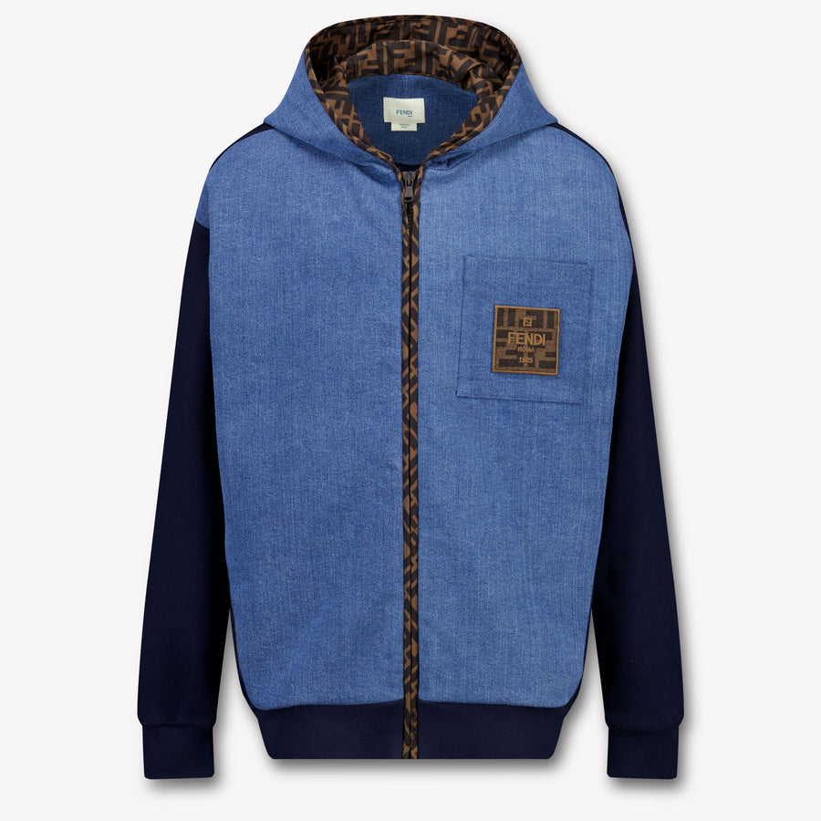 Fendi Boys Cardigan in Navy