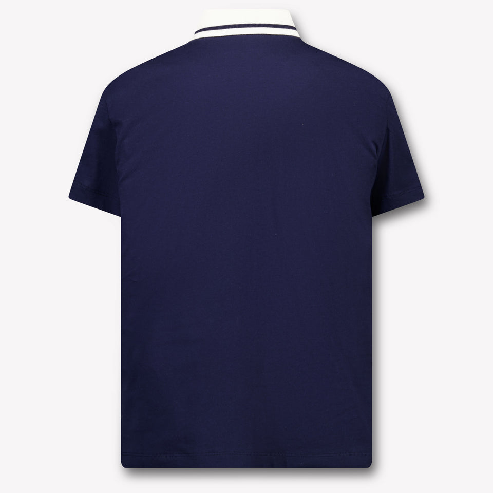 Fendi Kinder Jongens Polo In Navy