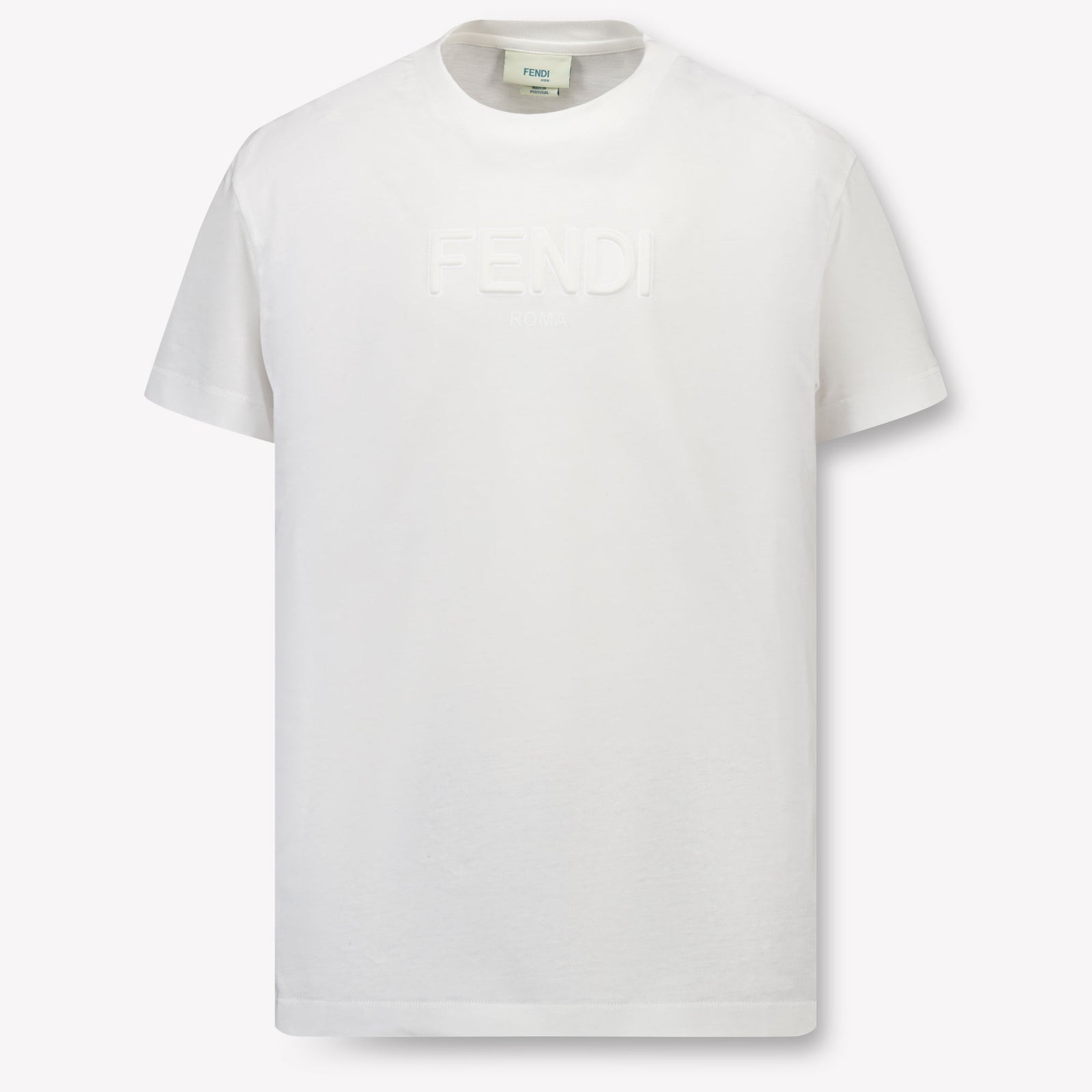 Fendi Kids Unisex T-Shirt In White
