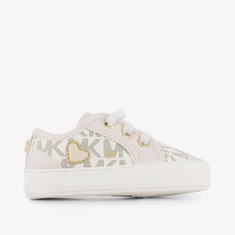 Michael Kors BABY BRITTANIA Baby Meisjes Sneakers In Off White