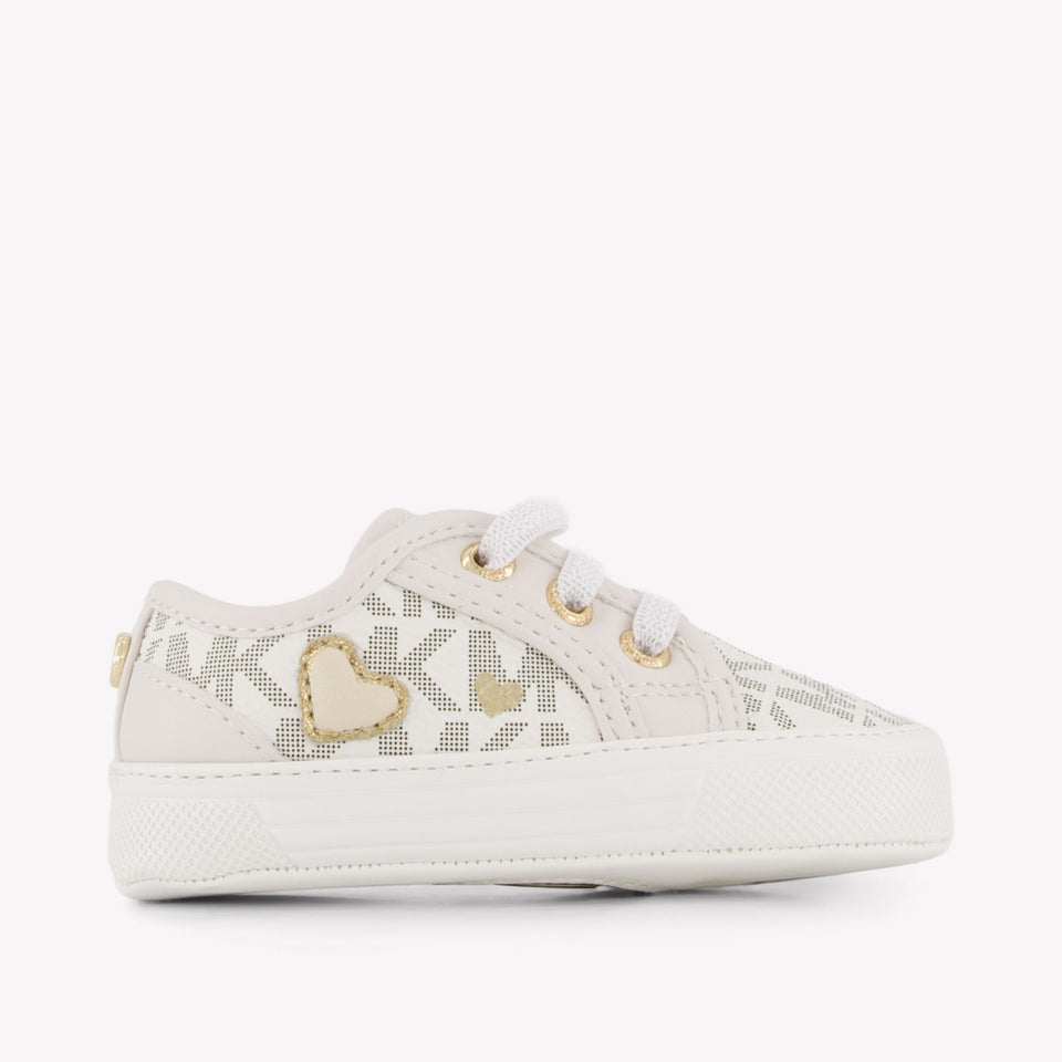 Michael Kors BABY BRITTANIA Baby Meisjes Sneakers In Off White
