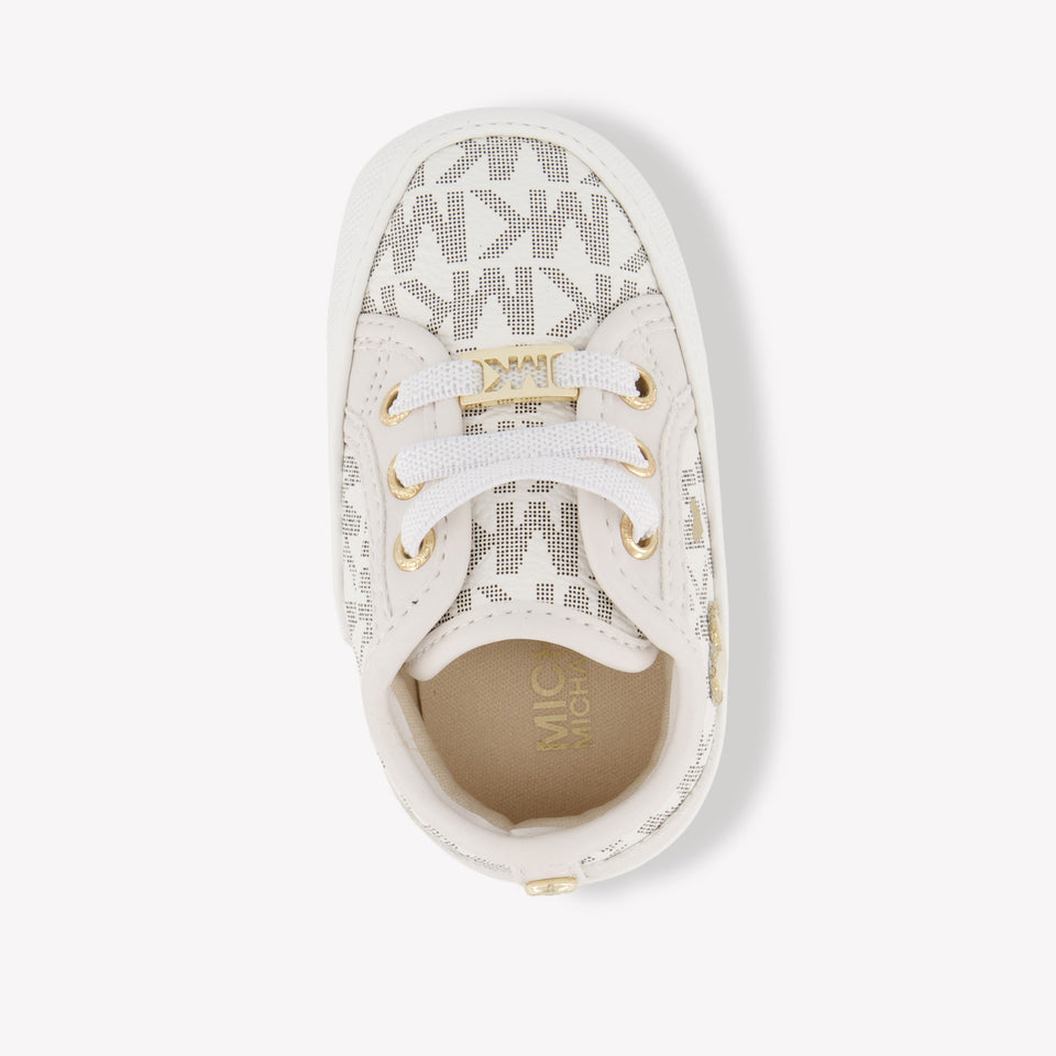 Michael Kors BABY BRITTANIA Baby Meisjes Sneakers In Off White