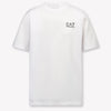 EA7 Kinder Jongens T-Shirt In Wit