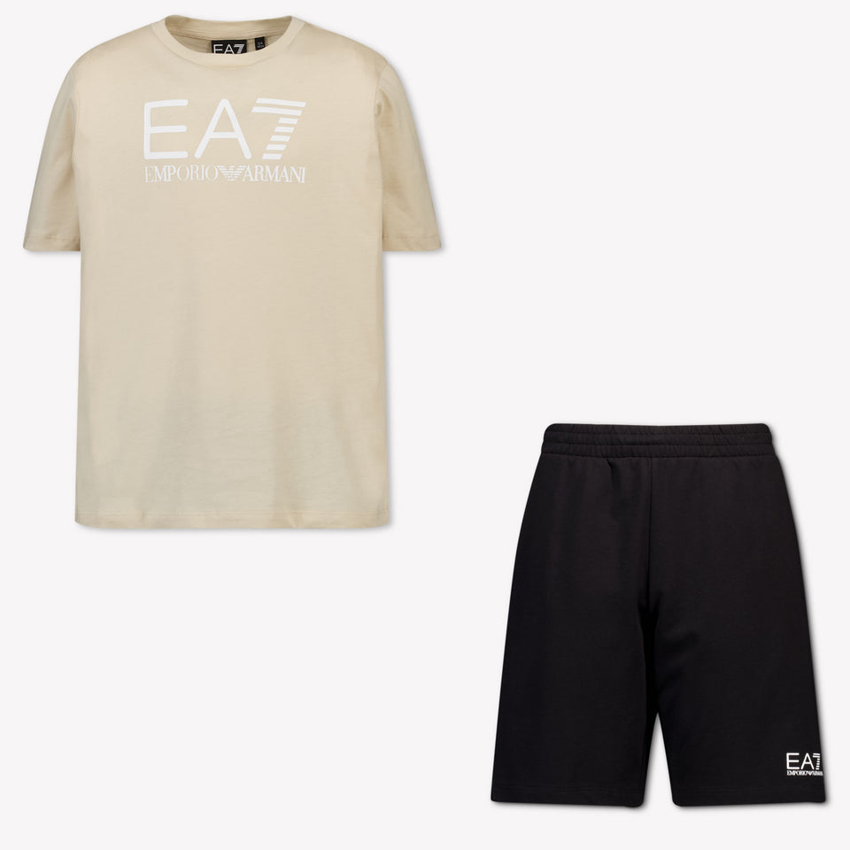 EA7 Kids Boys Set In Beige