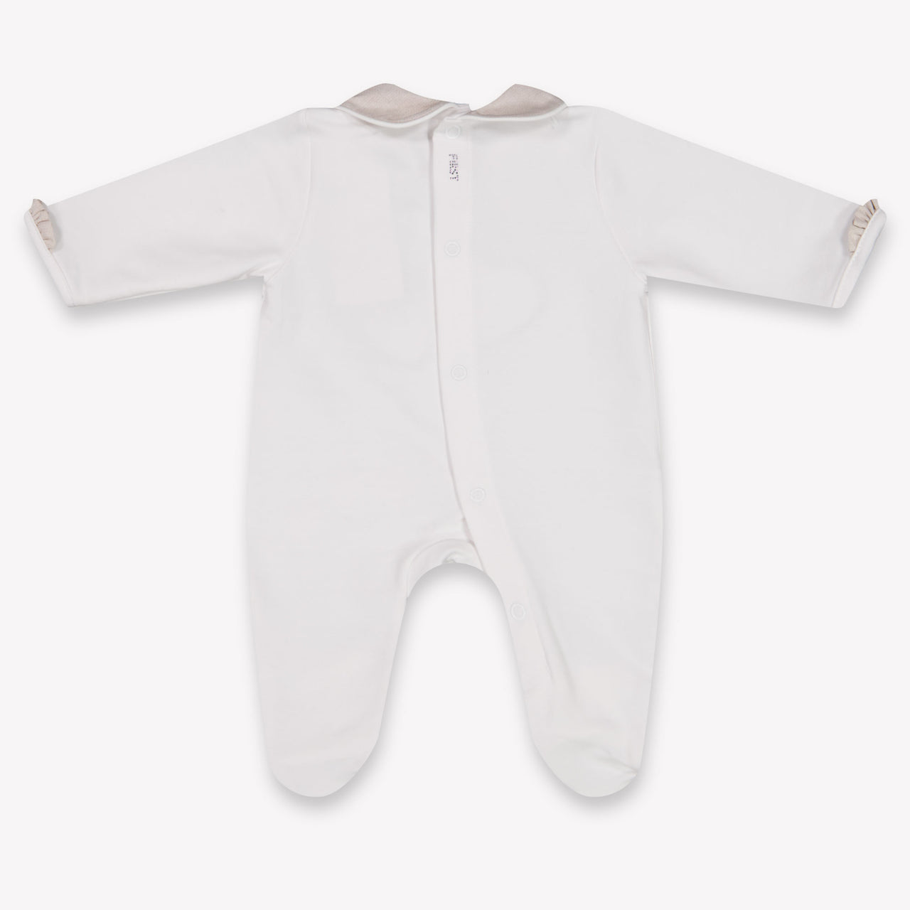 First Baby Girls Playsuit In Light Beige