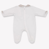 First Baby Girls Playsuit In Light Beige