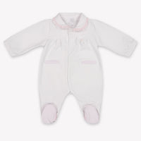 First Baby Girls Playsuit In White