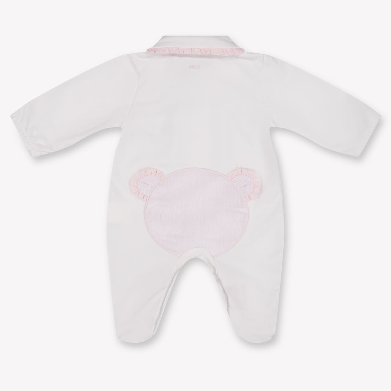 First Baby Girls Playsuit In White