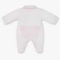 First Baby Girls Playsuit In White