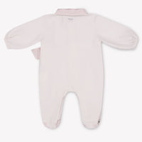 First Baby Girls Playsuit In Light Pink