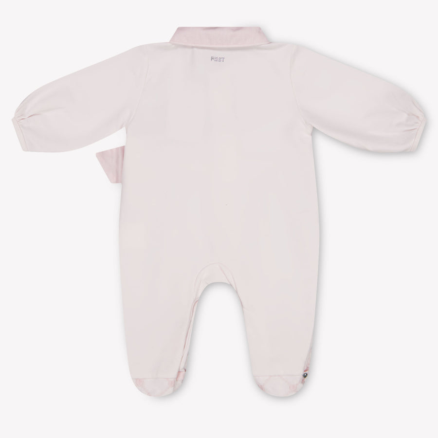 First Baby Girls Playsuit In Light Pink
