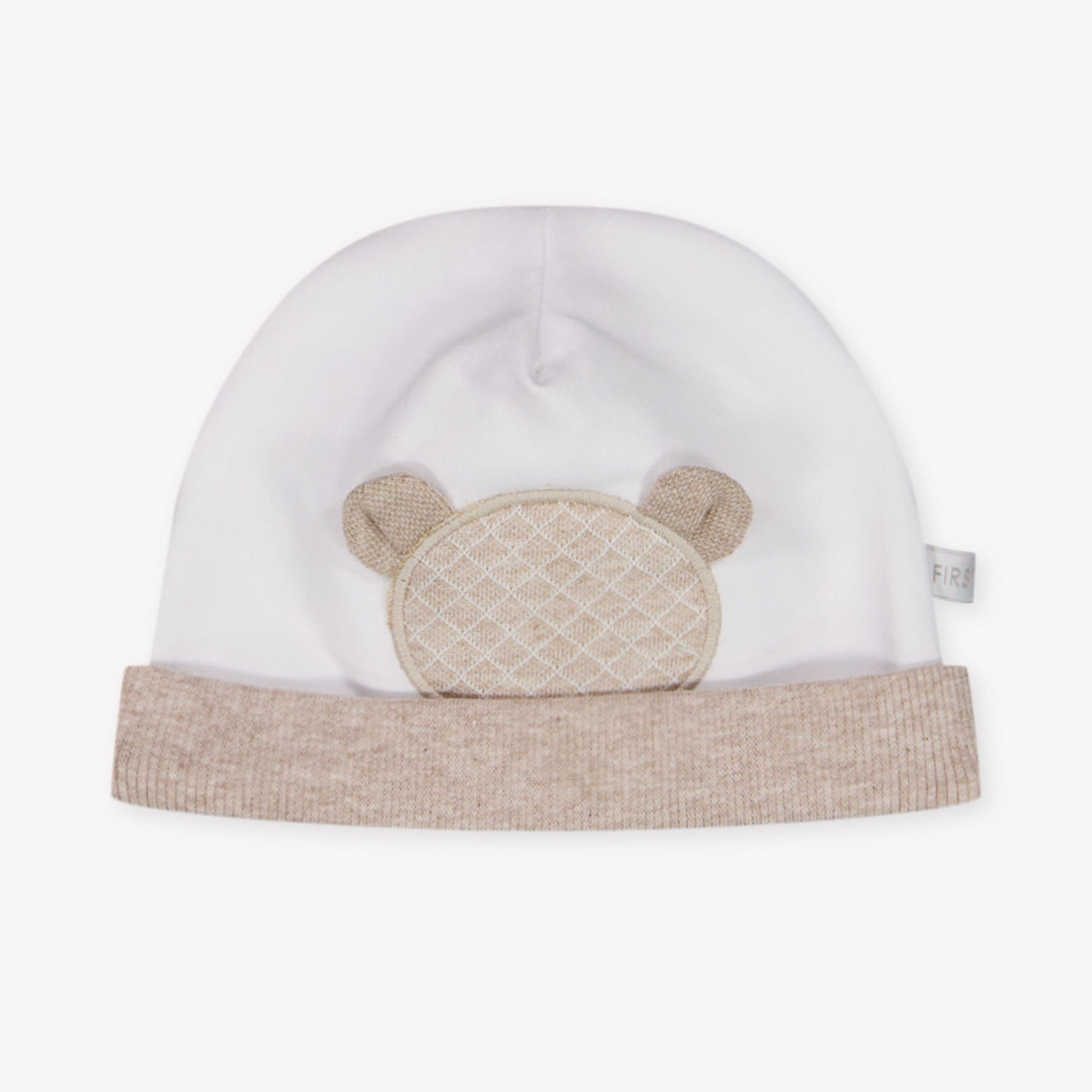First Baby Boys Hat In Beige