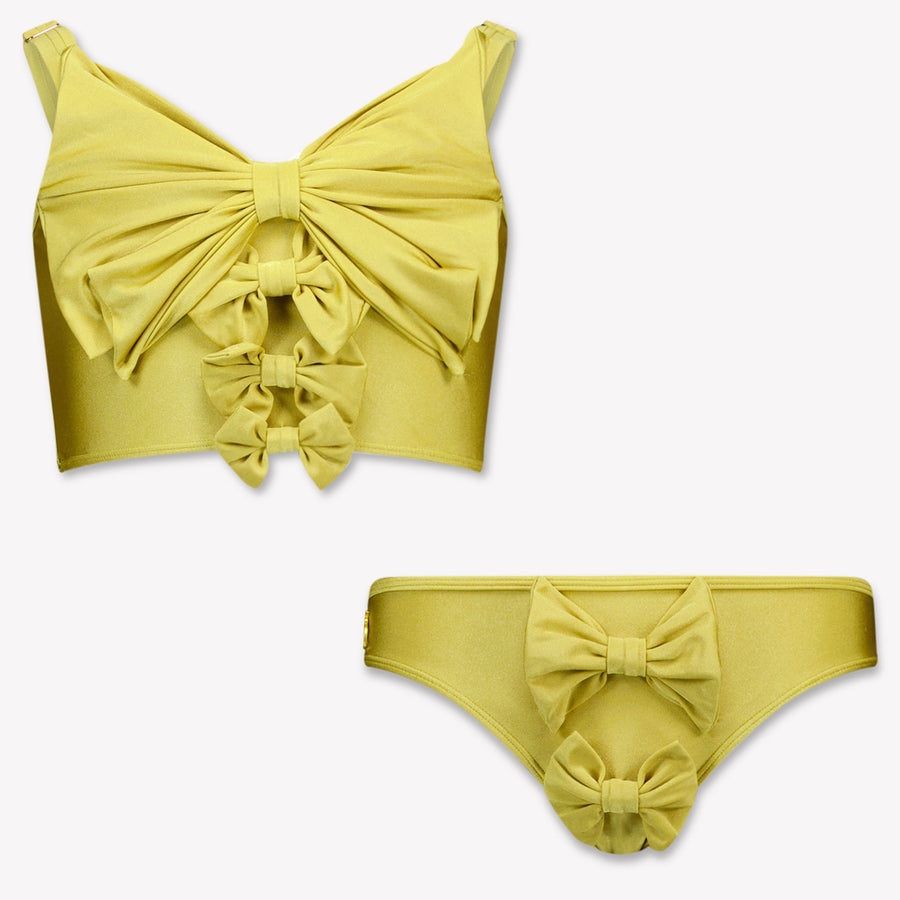 Luvbug Kids Girls Swimwear In Gold
