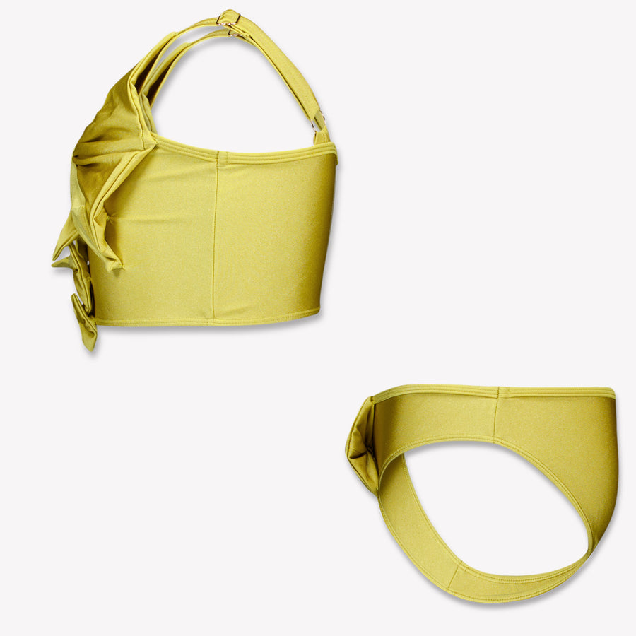 Luvbug Kids Girls Swimwear In Gold