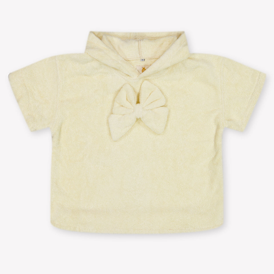 Luvbug Kinder Meisjes Poncho In Off White