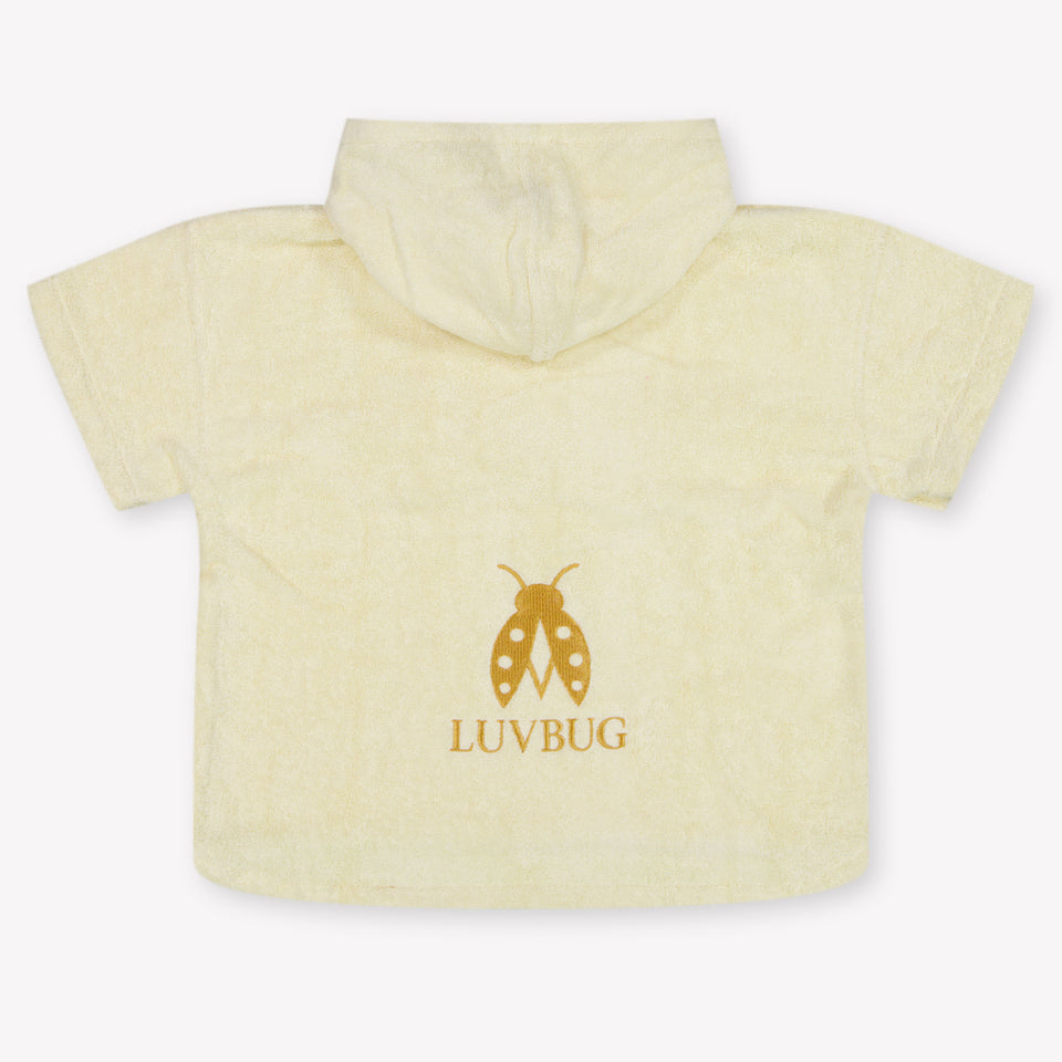 Luvbug Kinder Meisjes Poncho In Off White
