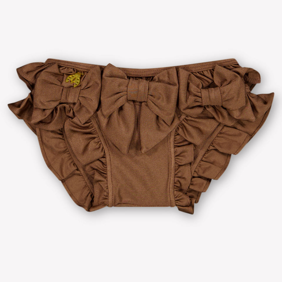 Luvbug Baby Meisjes Zwemkleding In Bruin