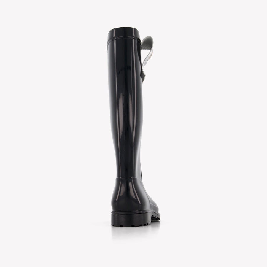 Moschino Girls Boots In Black