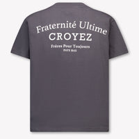 Croyez Kinder Jongens T-Shirt In Antraciet