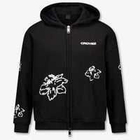 Croyez Kids Boys Cardigan In Black