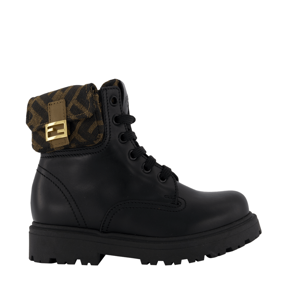 Fendi Kinder Unisex Laarzen Zwart