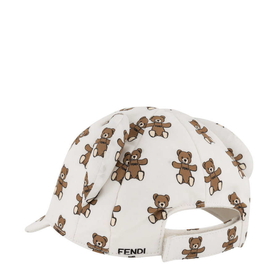 Fendi Baby Unisex Petten Wit