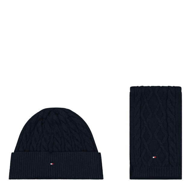 Tommy Hilfiger Baby Unisex Muts Navy