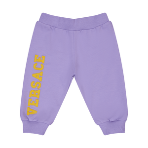 Versace Baby Meisjes Broek Lila 3/6