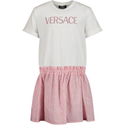 Versace Kinder Meisjes Jurk Licht Roze