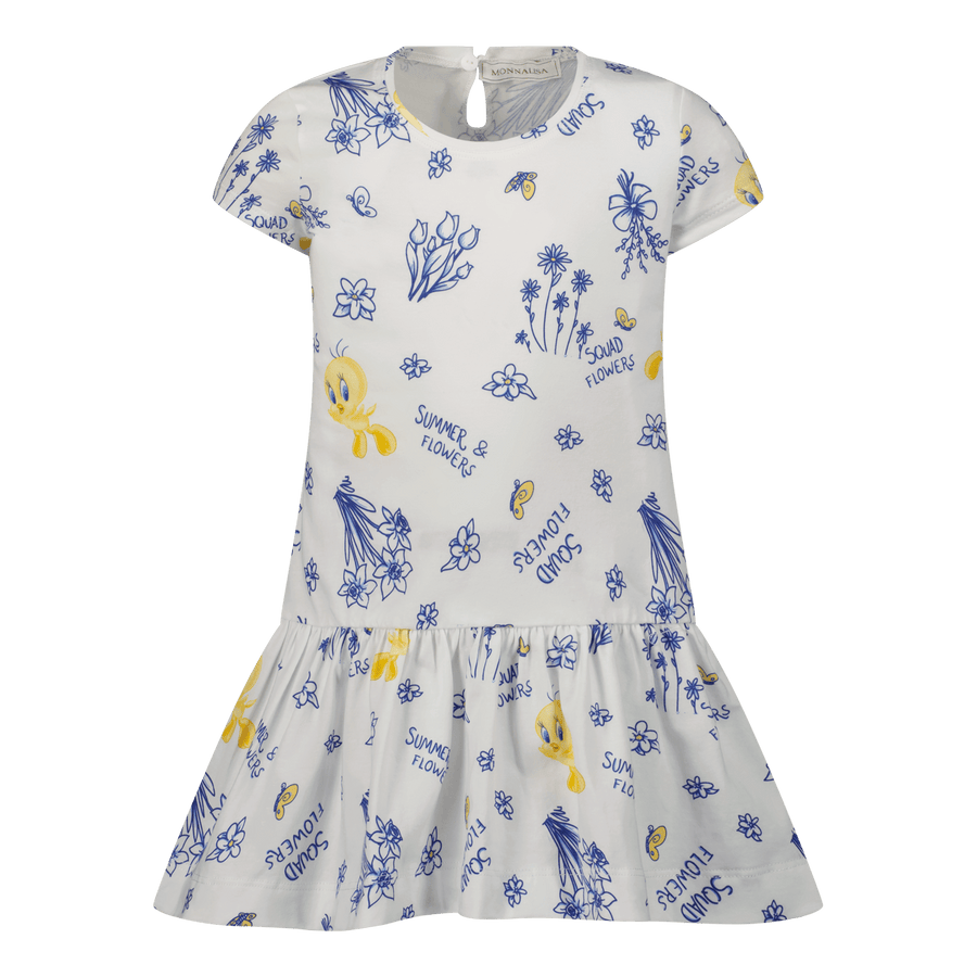 MonnaLisa Baby Girls Dress White