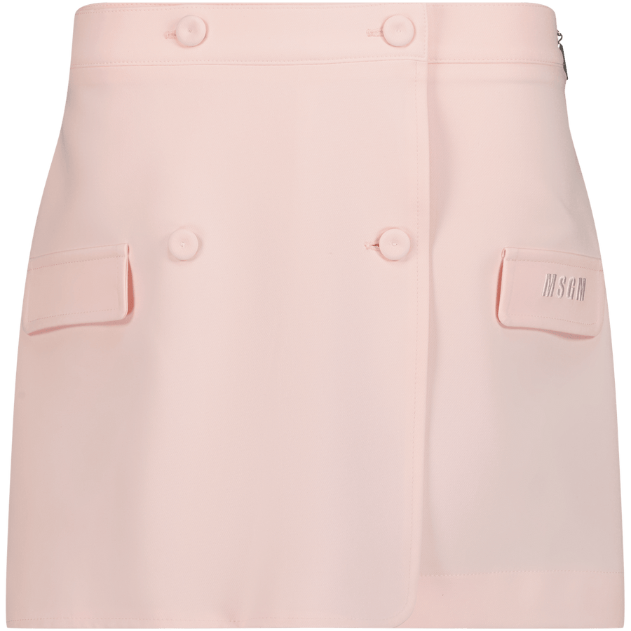 MSGM Kinder Shorts Licht Roze