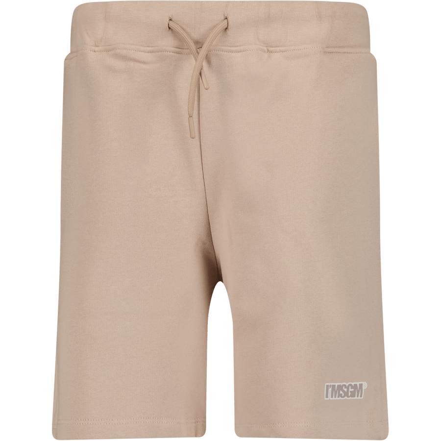 MSGM Kinder Shorts Beige 4Y