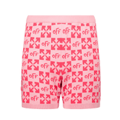 Off-White Kinder Meisjes Shorts Fuchsia