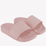 Fendi Girls Slippers Light Pink