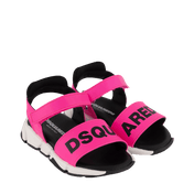 Dsquared2 Children's Girls Sandals Fluor Pink
