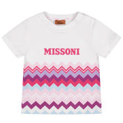 Missoni Baby Meisjes T-Shirt Wit