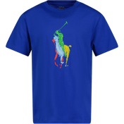 Ralph Lauren Kinder Jongens T-Shirt Blauw