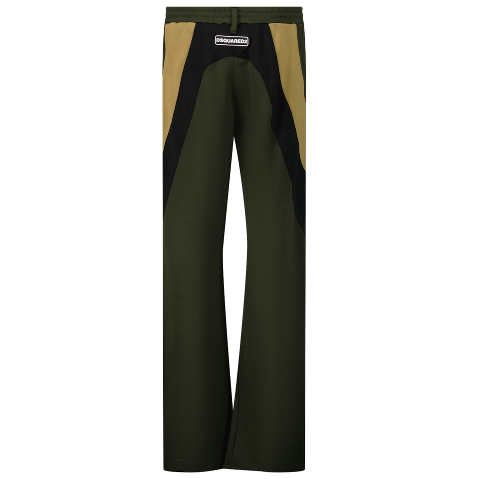 Dsquared2 Kinder Unisex Broek Army