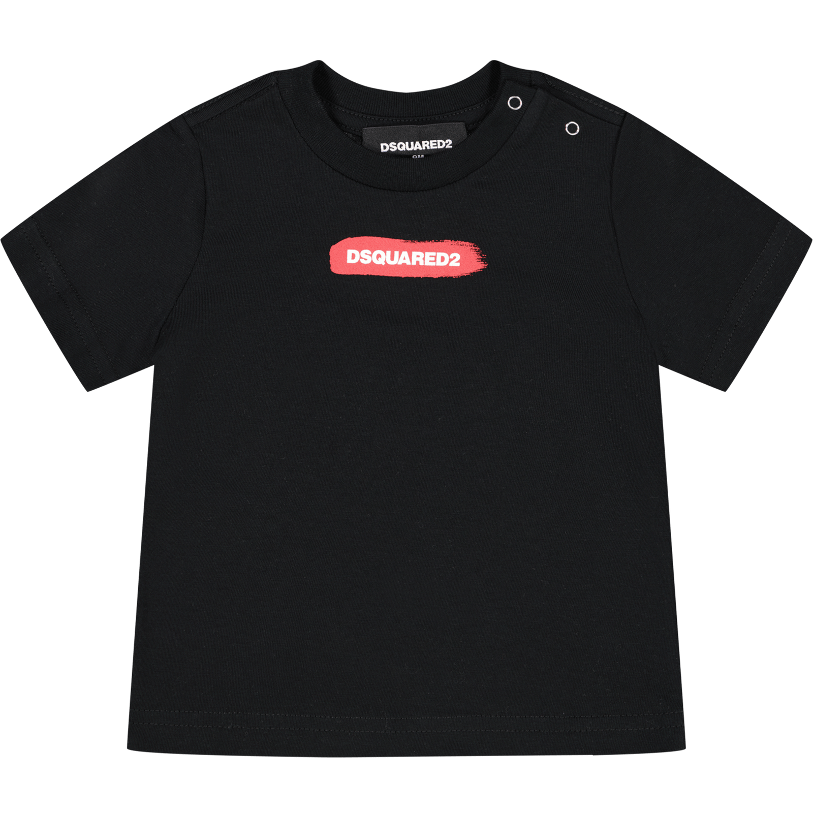Dsquared2 Baby Unisex T-Shirt Zwart 3 mnd