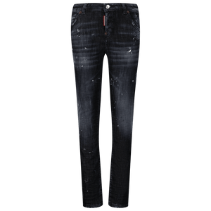 Dsquared2 Kinder Meisjes Jeans Zwart 4Y