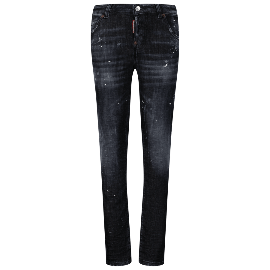 Dsquared2 Kinder Meisjes Jeans Zwart 4Y