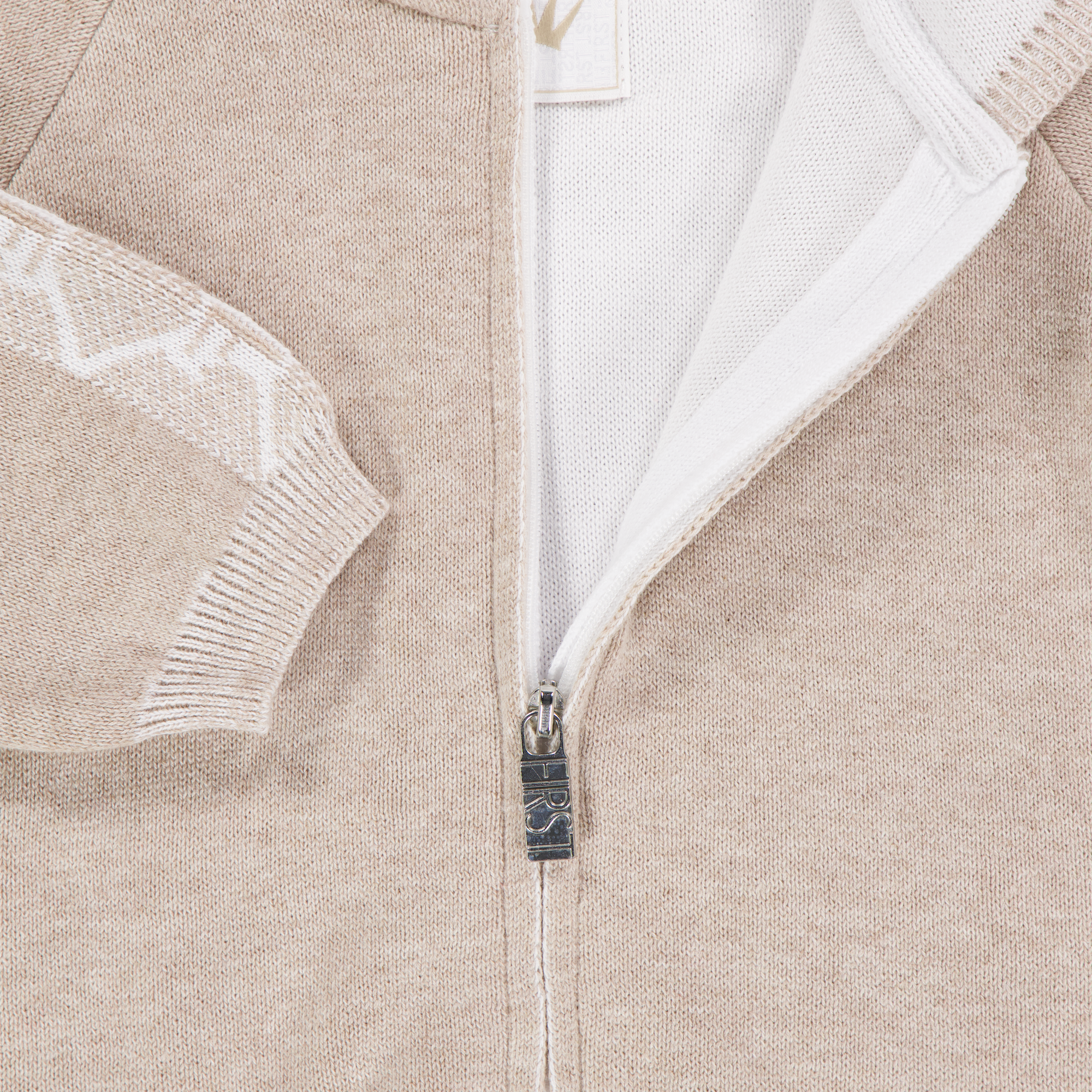 First Baby Boys Cardigan In Beige