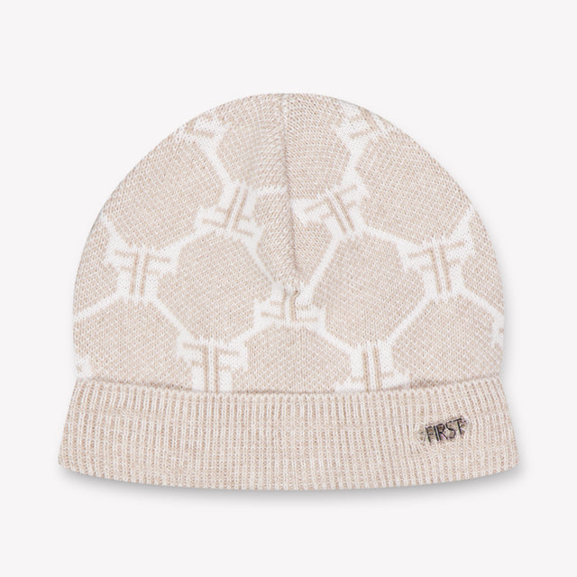 First Baby Boys Hat In Beige