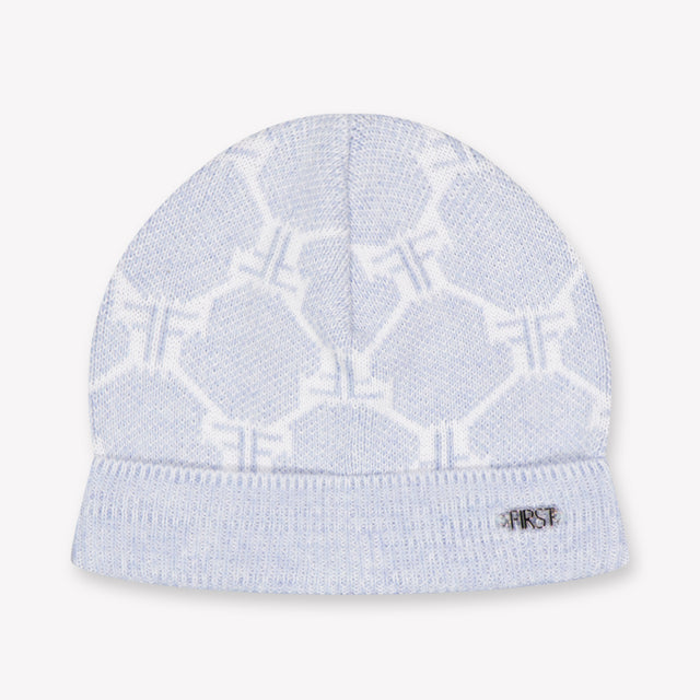 First Baby Boys Hat In Light Blue