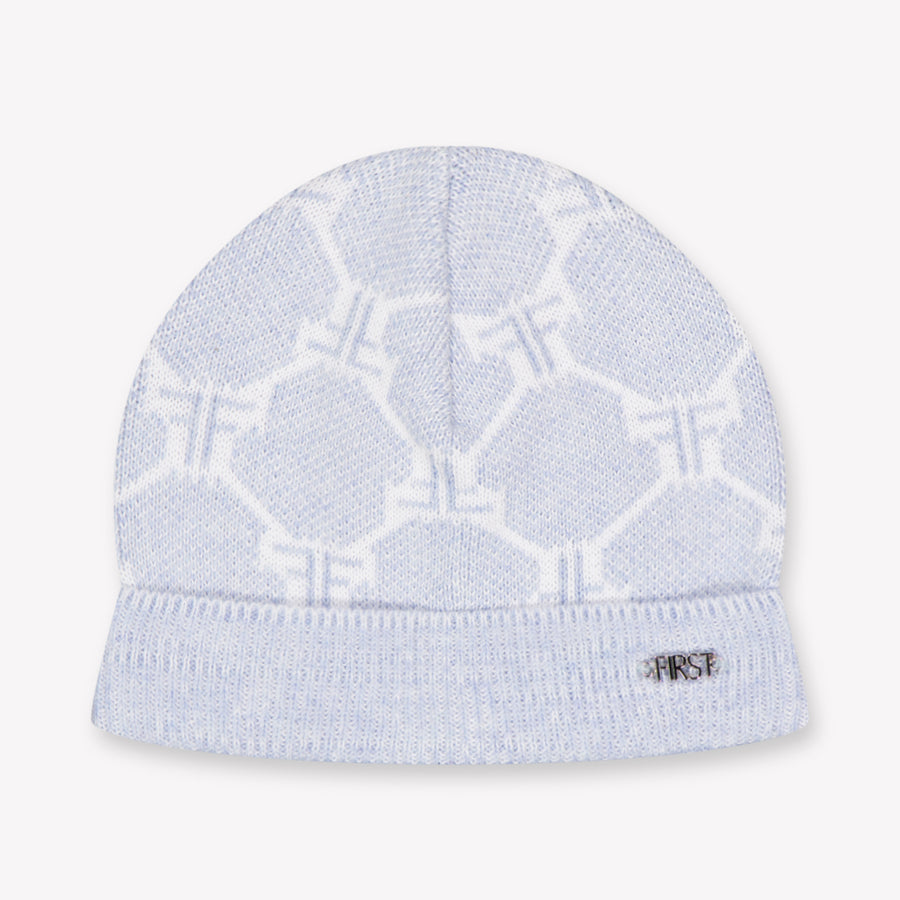 First Baby Boys Beanie in Light Blue
